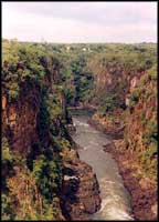 Zimbabwe - Zambezi River below the falls