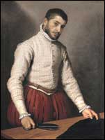 National Gallery of Sweden: The Tailor (1570) by Giovanni Battista Moroni