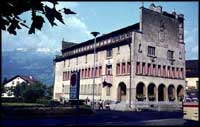 Scenes along the 'Main Street' of Liechtenstein